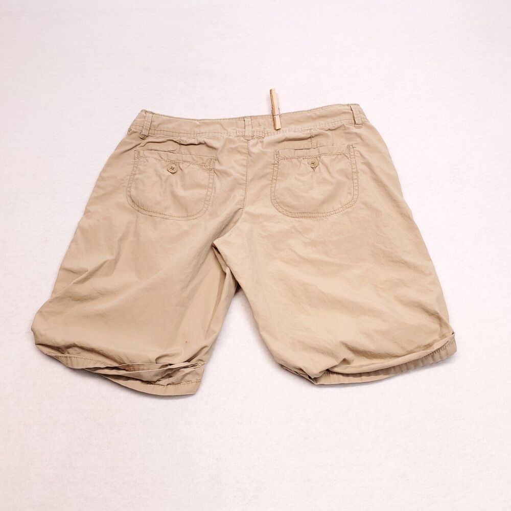 Mossimo Supply Co Button Zip Casual Chino Short Shorts Womens Size 7 Beige - Picture 7 of 8